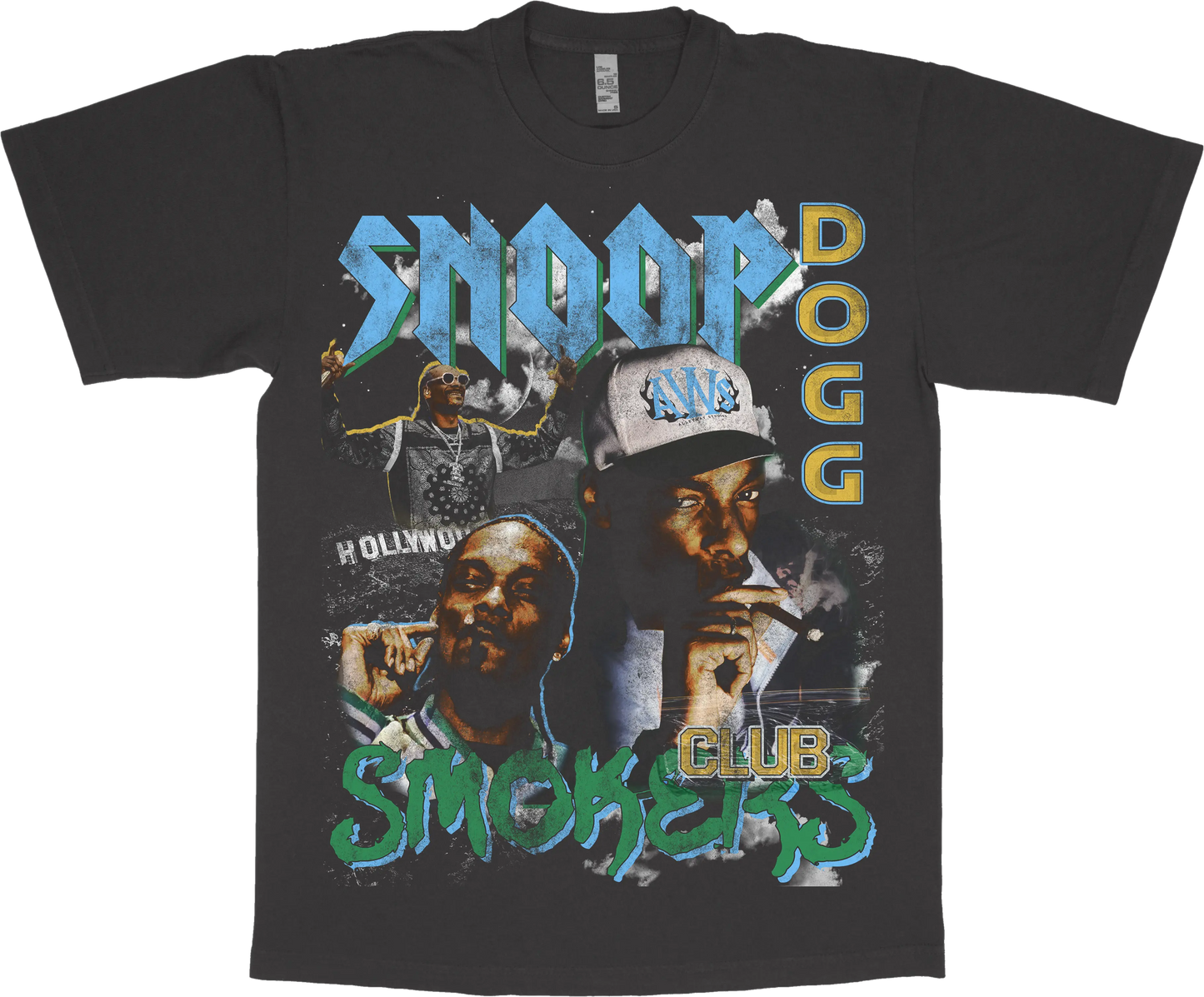 Snoop Dogg Smokers Club Vintage Collage Tee