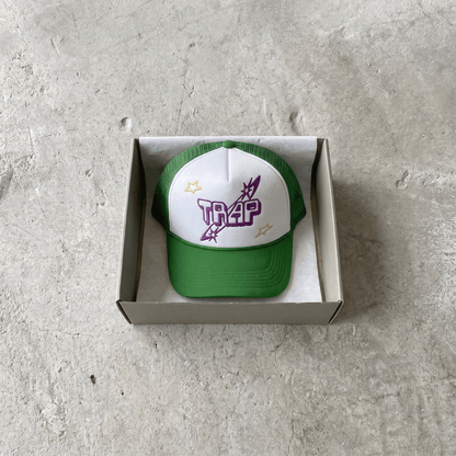 Alleyway 5 Panel Trucker Hat – Green - Alleyway StudiosTrucker hatEjhA7-Adj-Gre8108-FRO-1_1