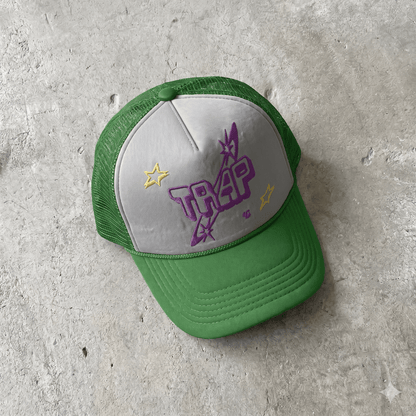 Alleyway 5 Panel Trucker Hat – Green - Alleyway StudiosTrucker hatEjhA7-Adj-Gre8108-FRO-1_1