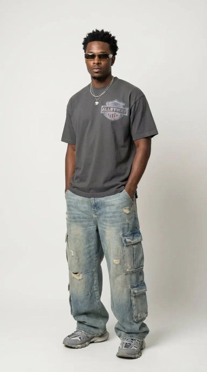 Alleyway Cycles Vintage Motorcycle T-Shirt - Alleyway StudiosGraphic teegloMa-S-Vin62-FRO-1_1