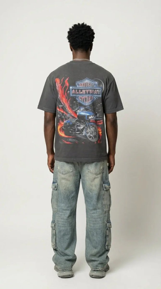 Alleyway Cycles Vintage Motorcycle T-Shirt - Alleyway StudiosGraphic teegloMa-S-Vin62-FRO-1_1