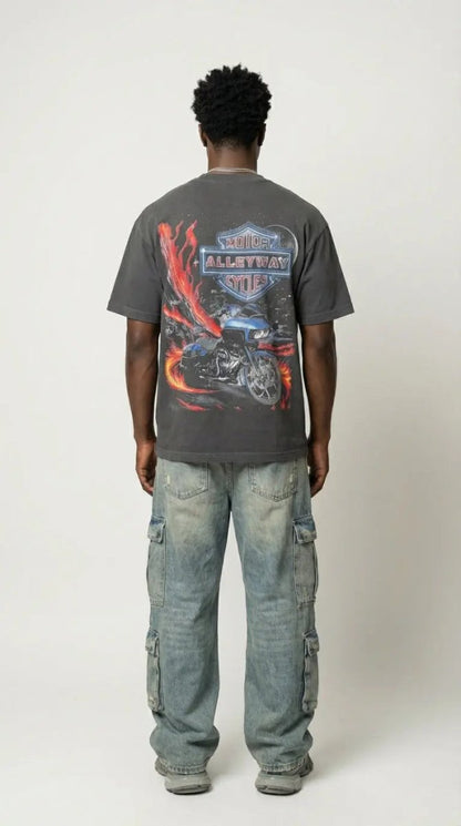 Alleyway Cycles Vintage Motorcycle T-Shirt - Alleyway StudiosGraphic teegloMa-S-Vin62-FRO-1_1