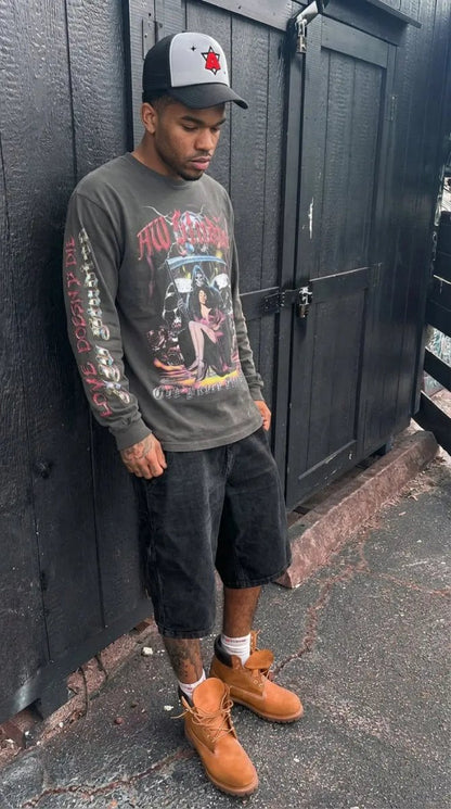 Graphic T-shirt - Long Sleeve - Alleyway StudiosGraphic tee932g5-S-Vin62-FRO-1_1