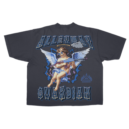 Guardian Sinner Tee — Protect & Wreck - Alleyway StudiosAJVNp - S - Bla1 - FRO - 1_1