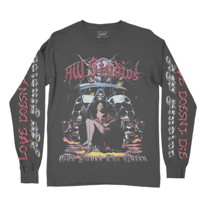 Love doesn't die - Graphic T-shirt - Long Sleeve - Alleyway StudiosGraphic tee932g5 - S - Vin62 - FRO - 1_1