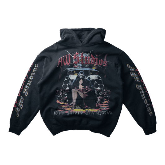 Love doesn't die - Heavyweight Garment Dyed Hoodie - Alleyway StudiosHoodie58A0T - XS - OFF6783 - FRO - 1_5