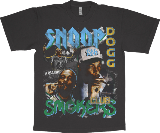 Snoop Dogg Smokers Club Vintage Collage Tee