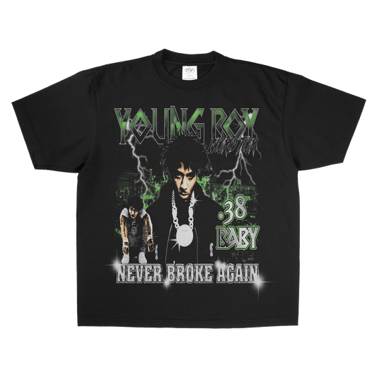 NBA Young Boy MASA TOUR Shirt - Alleyway StudiosGraphic teeAJVNp - S - Bla1 - FRO - 1_1