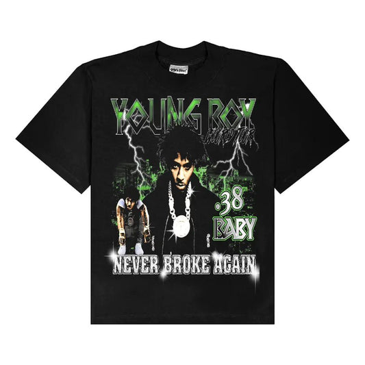 NBA Young Boy MASA TOUR Shirt - Alleyway StudiosGraphic teeAJVNp - S - Bla1 - FRO - 1_1