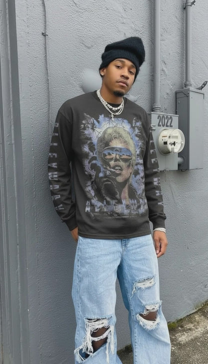 AWS UFO Comfort Colors Long Sleeve T-shirt