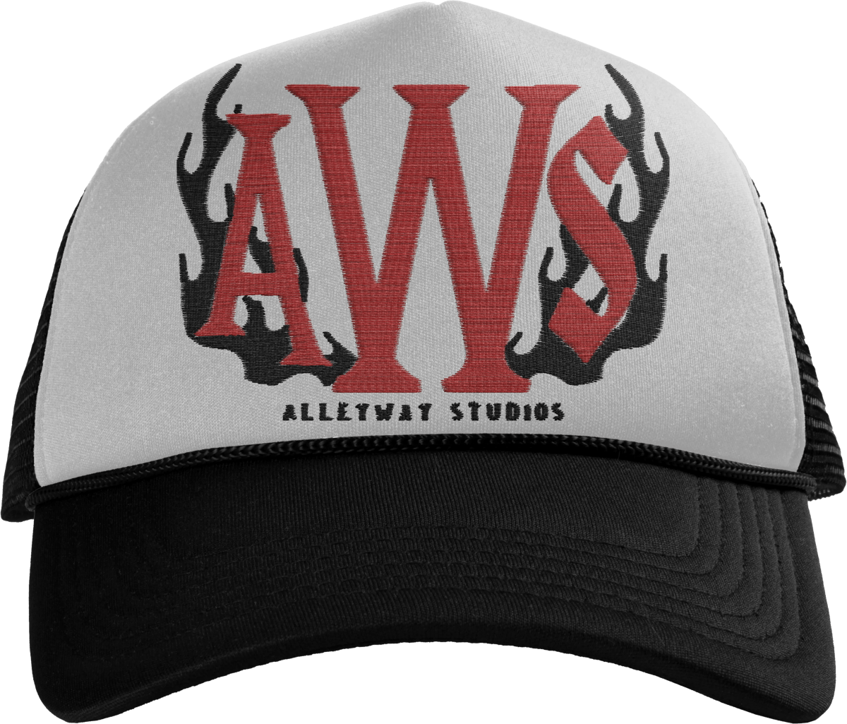 TOPTIE - 5 Panel Trucker Hat - Alleyway StudiosTrucker hatEjhA7-Adj-Bla8095-FRO-1_1