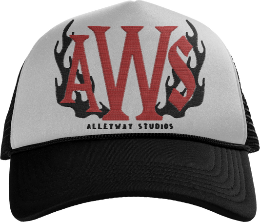 TOPTIE - 5 Panel Trucker Hat - Alleyway StudiosTrucker hatEjhA7-Adj-Bla8095-FRO-1_1